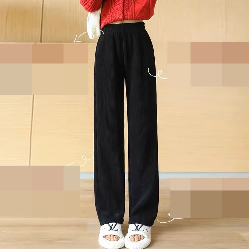 Новые осенние и зимние брюки для беременных девятиточечный плюш утолщенная