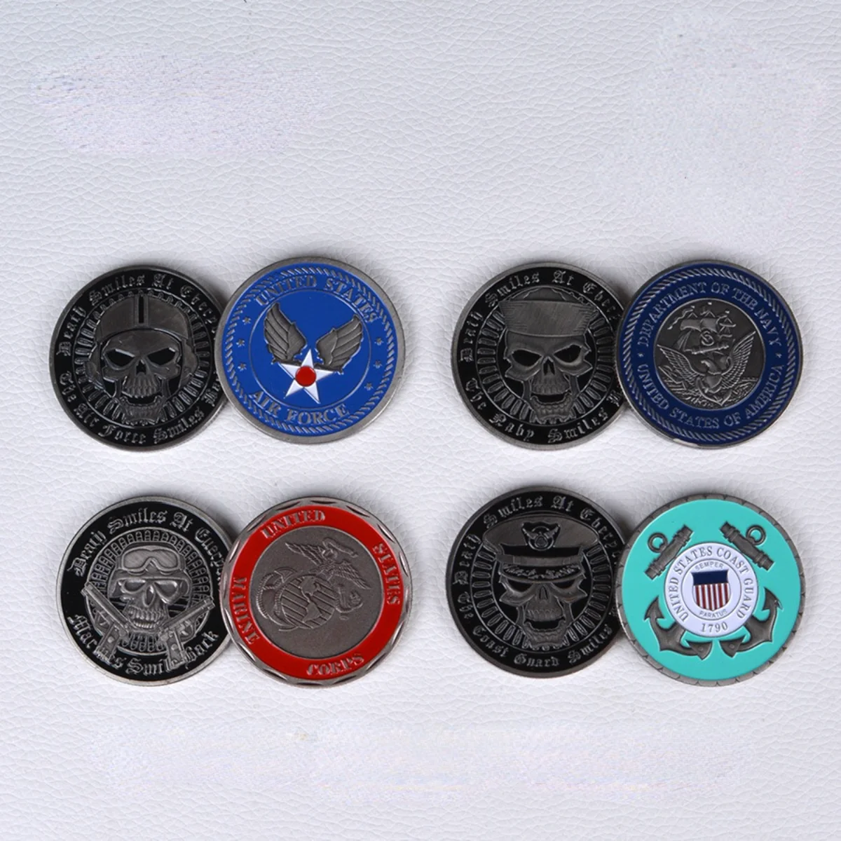

U.S.A Military Commemorative Laser Soldier Avatar Gold-plated Army Fan Commemorative Medals Coins Badges Coins Collectibles