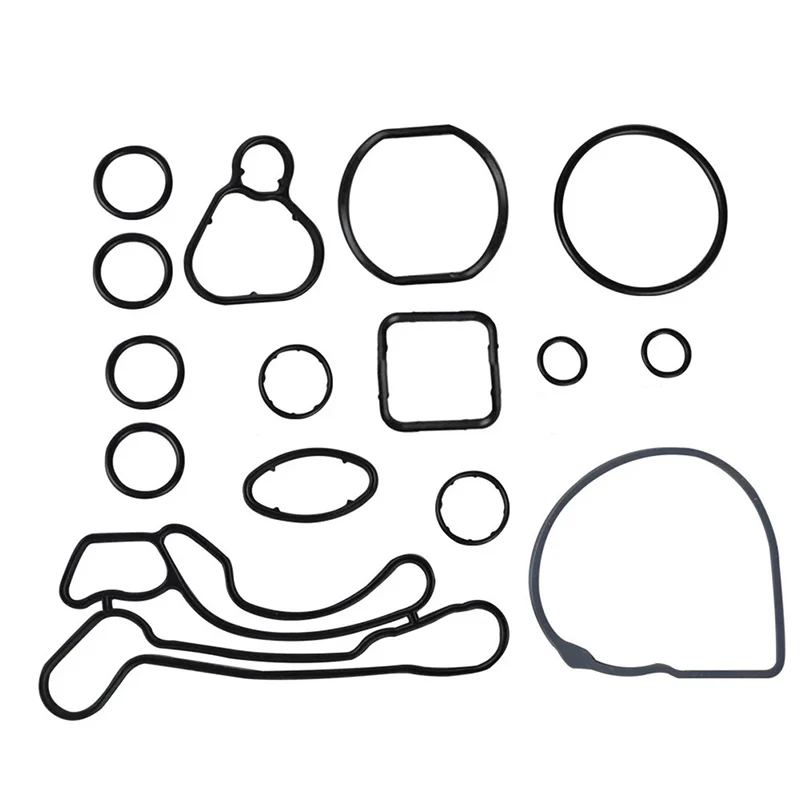 Комплект для ремонта уплотнений масляного радиатора двигателя автомобиля