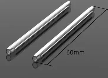 Optical fiber hot melt tube heat shrinkable tube Bare optical fiber hot melt butt joint protective sleeve single core 40 45 60mm