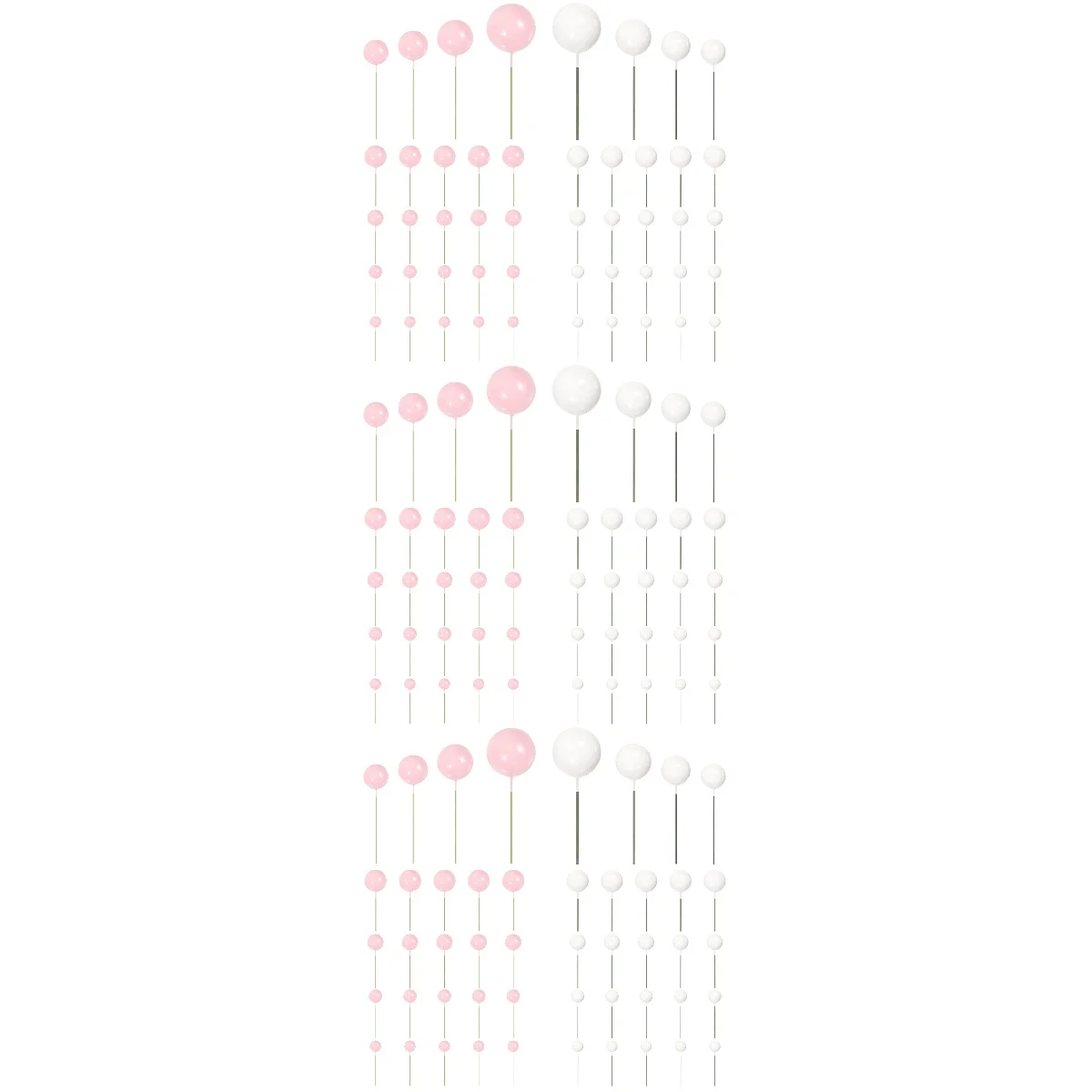 

Шары из пенопласта для торта, украшения на день рождения, топперы для кексов, украшения, свадебные синие золотые шары