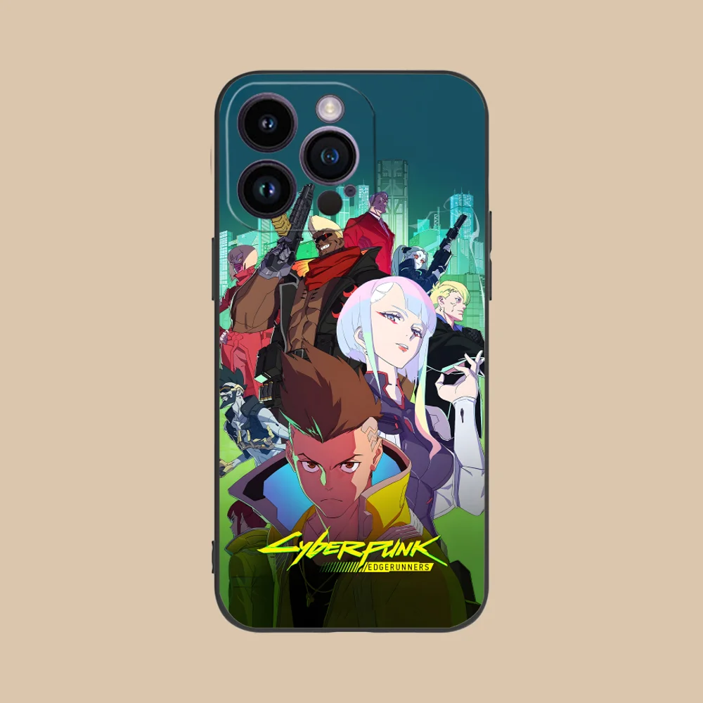 Чехол для телефона Punk Lucy Sasha Rebecca iPhone 16 15 14 13 12 11 X XR XS 8 7 Pro Max Plus Mini черный чехол