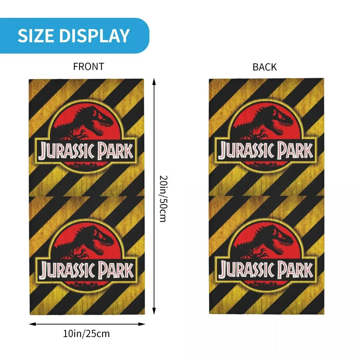 Бандана для парка Юрского периода воротник гетры ветрозащитный шарф лица