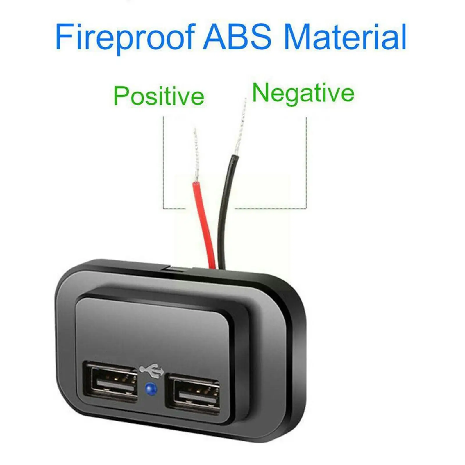 

Автомобильное зарядное устройство с двумя USB-портами, а, а, 12 В/24 В