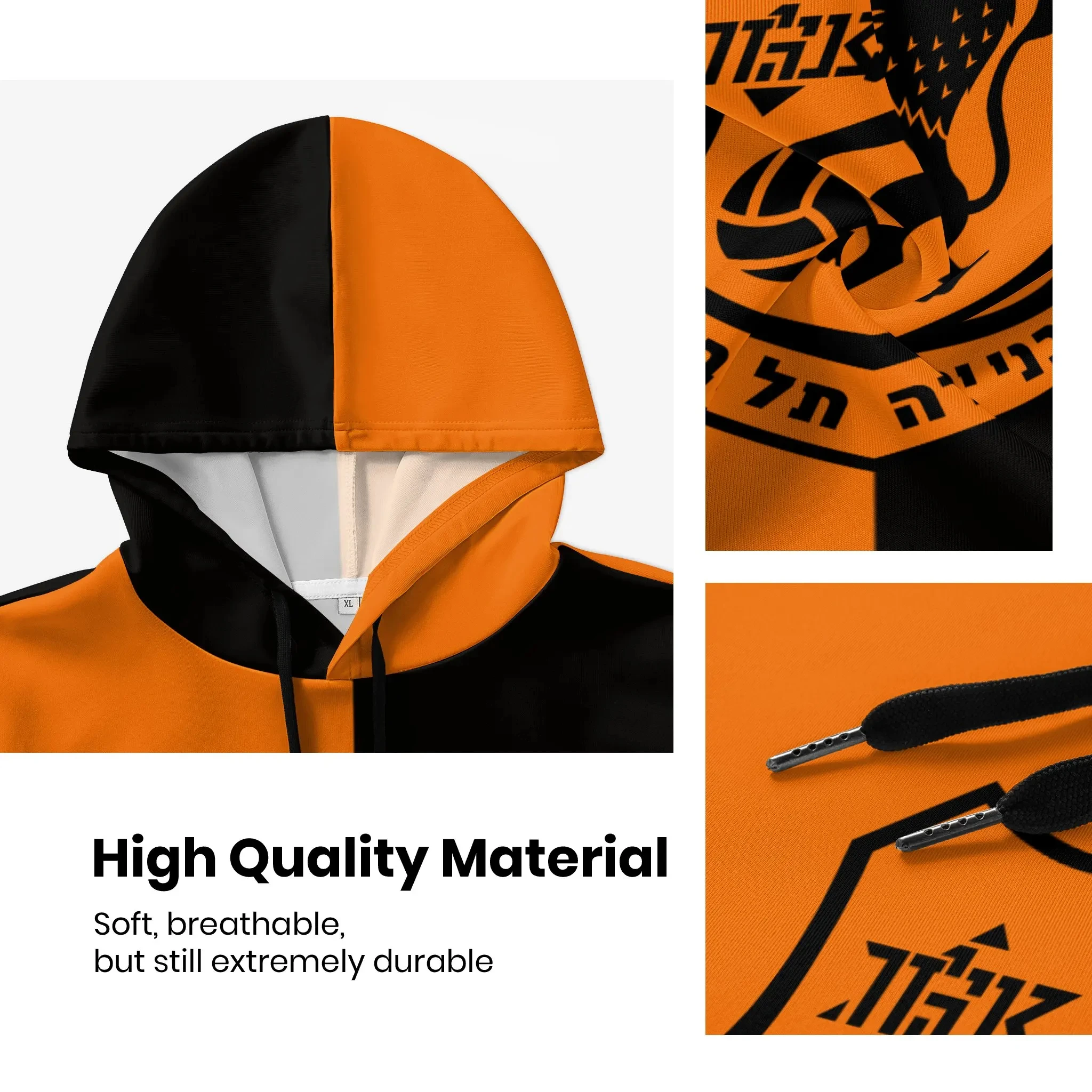 Детский пуловер с капюшоном Bnei Yehuda Tel avi's повседневные худи спортивная одежда