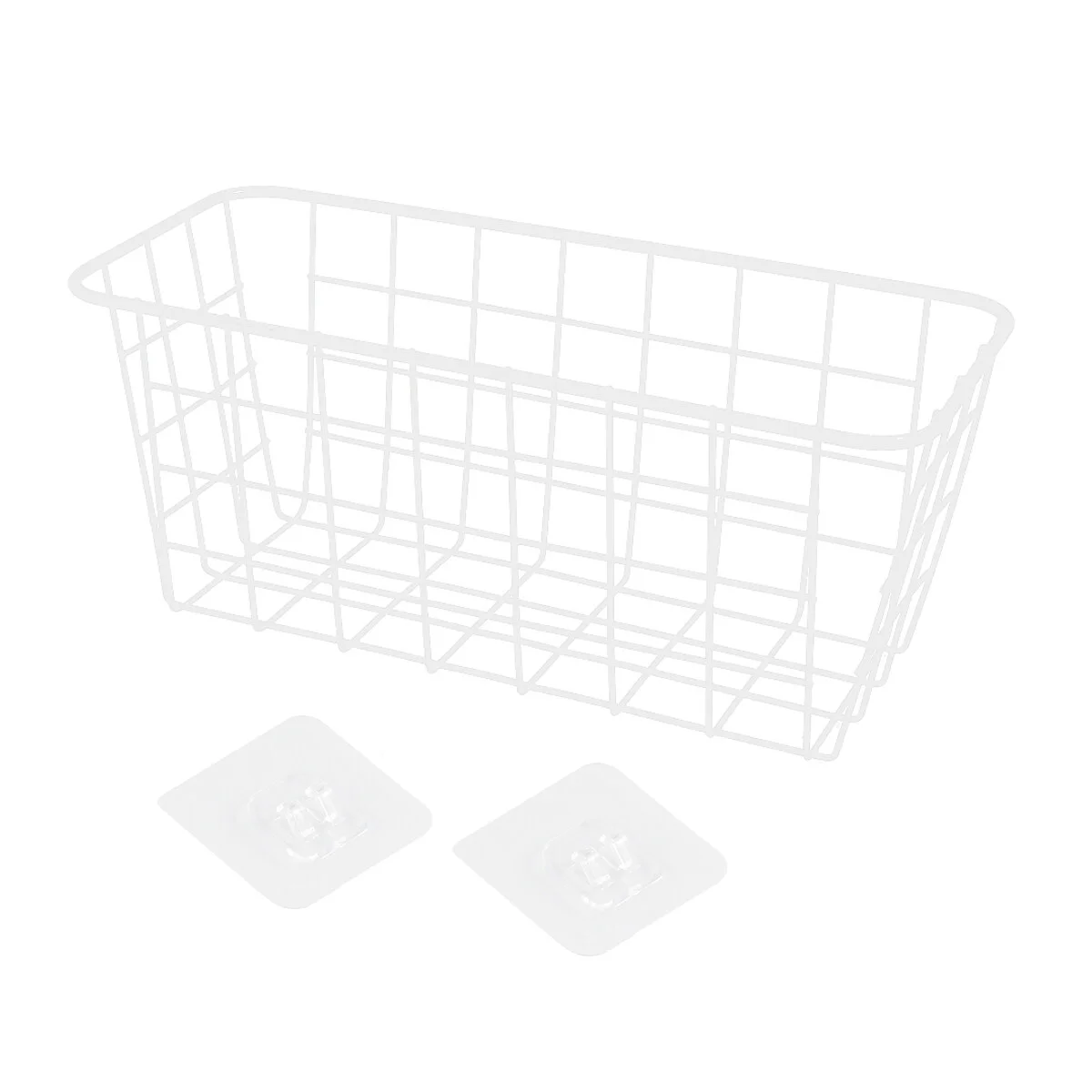 

Grocery Basket Metal Hanging Rack Bathroom Black Door Baskets Organizer Storage Kitchen