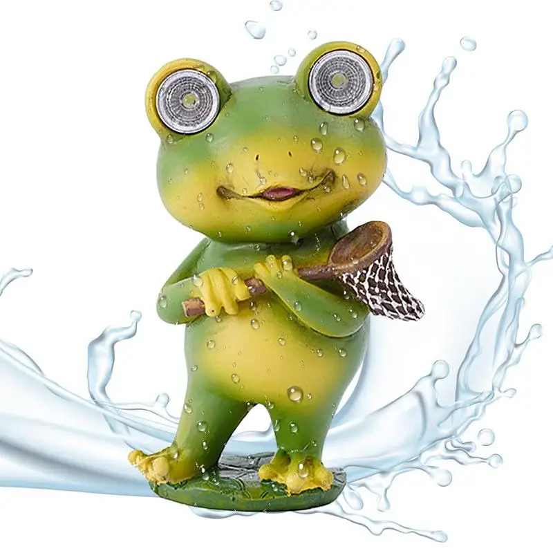 

Frog Light Solar Garden Lamp Decorative Frog Figurine Outdoor Ornament Frog Solar Lights Outdoor Decorative Tabletop Lanterns