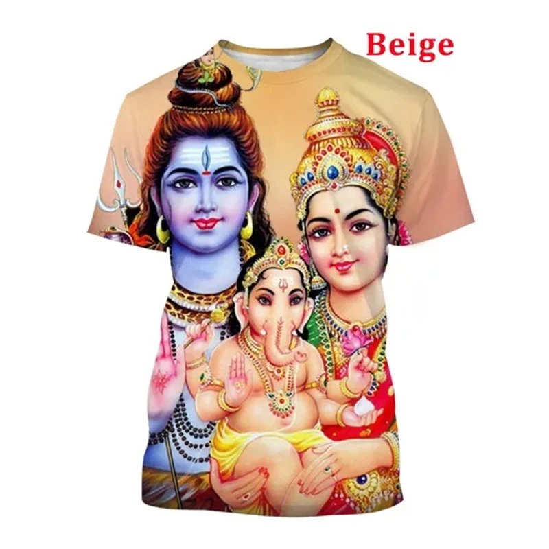 Мужские и женские футболки с 3D-принтом коротким рукавом