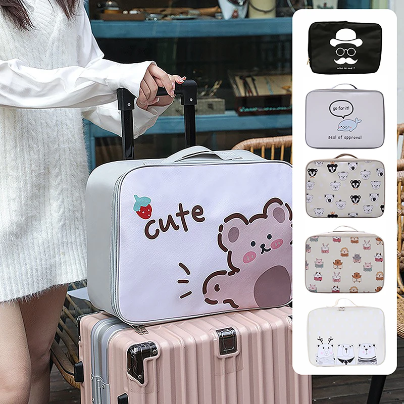 

Ready Cute Cartoon Luggage Waterproof Travel Bag Organizer Bag