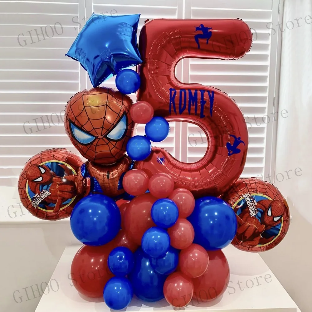 

28pcs/Set Superhero Spiderman Party Balloons Decoration Boys Kids Birthday Party Helium Ballons Baby Shower Decor Supplies Gifts