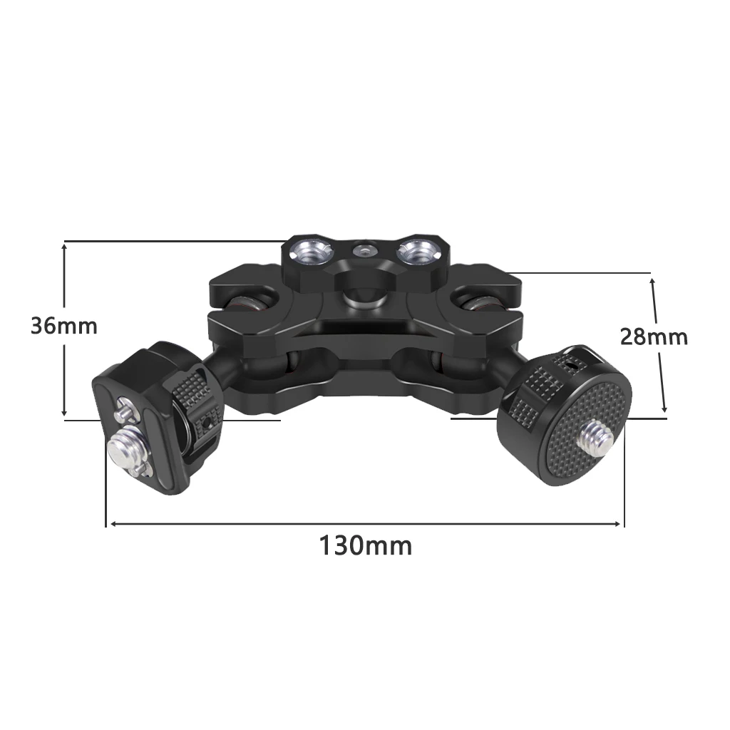 1/4 &quot20 мм двойная шаровая головка Magic Arm 3/8&quot ARRI установочный штифт шаровой