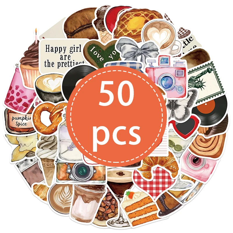 

50 шт., наклейки с граффити XIURAN