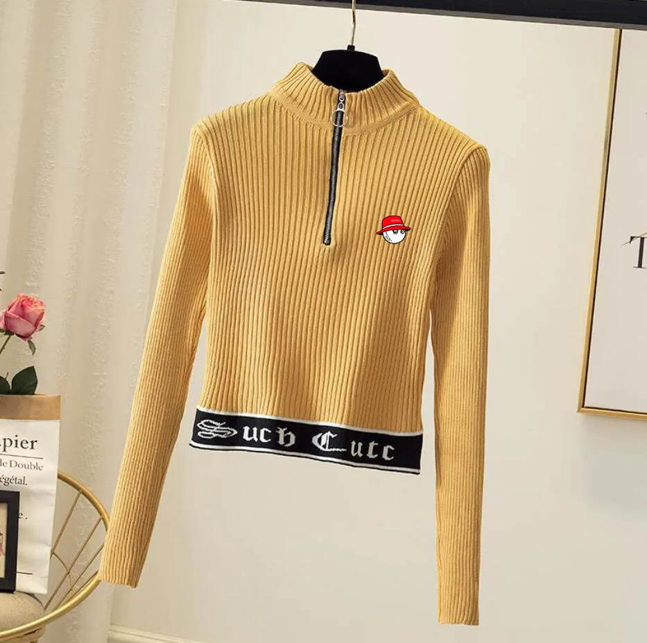 J.LINDEBERG Embroidery Golf Wear for Women's Spring Women Golf Jacket Short Zip Coat Sports Golf Shirts Women's Golf Clothing