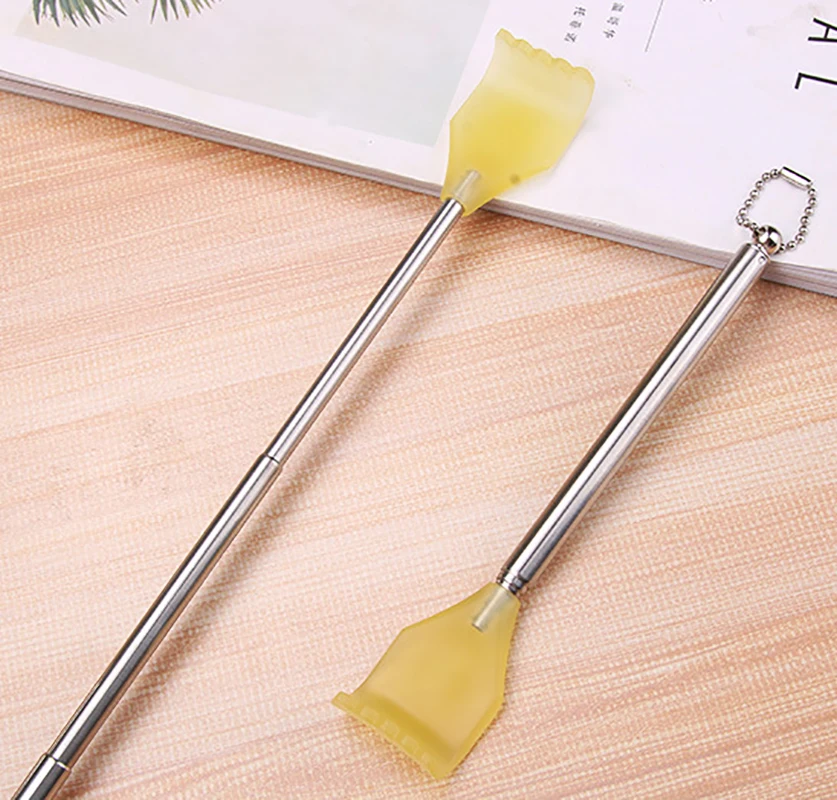 

1 шт. портативная Выдвижная задняя Когтеточка с удлиненной ручкой тикетка рукоятка искусственная телескопическая тикетка задняя рукоятка