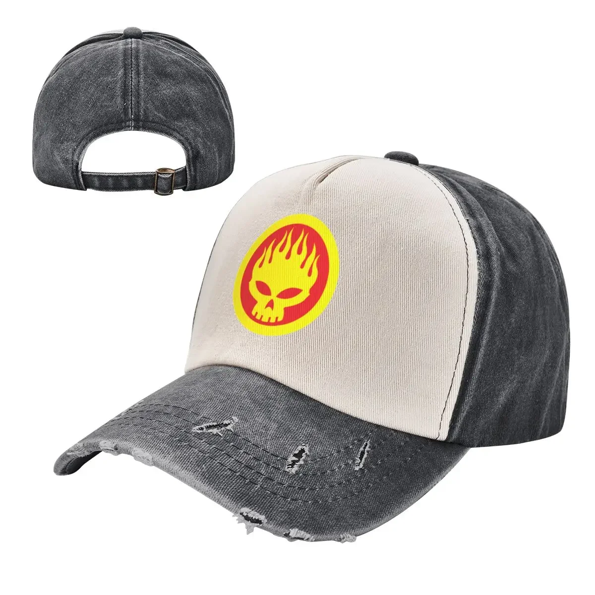 Бейсболка Manic Skull Merch черная шляпа большого размера для гольфа милая роскошная