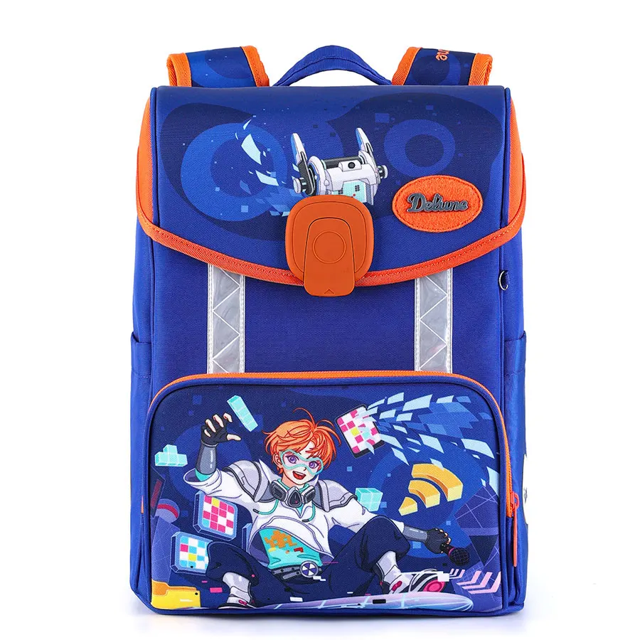 Kids 5-9 Years Cool Boy Print School Bags for Children 3D Orthopedic Cartoon Backpack Primary Student Schoolbag Knapsack Mochila