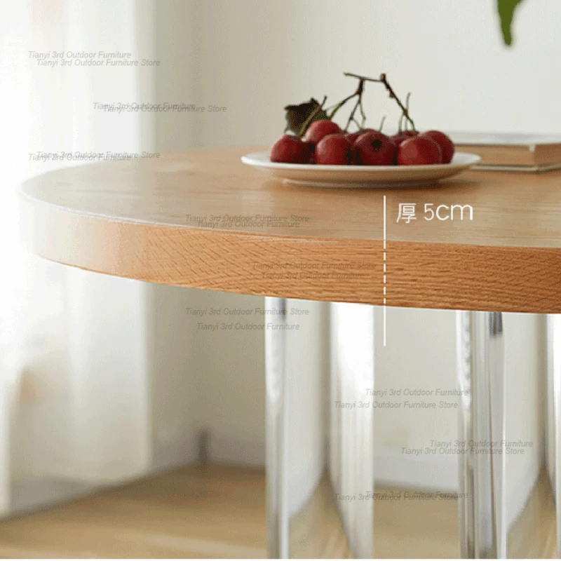 Деревянные офисные обеденные столы кофейная кухня Акриловый Обеденный Стол для