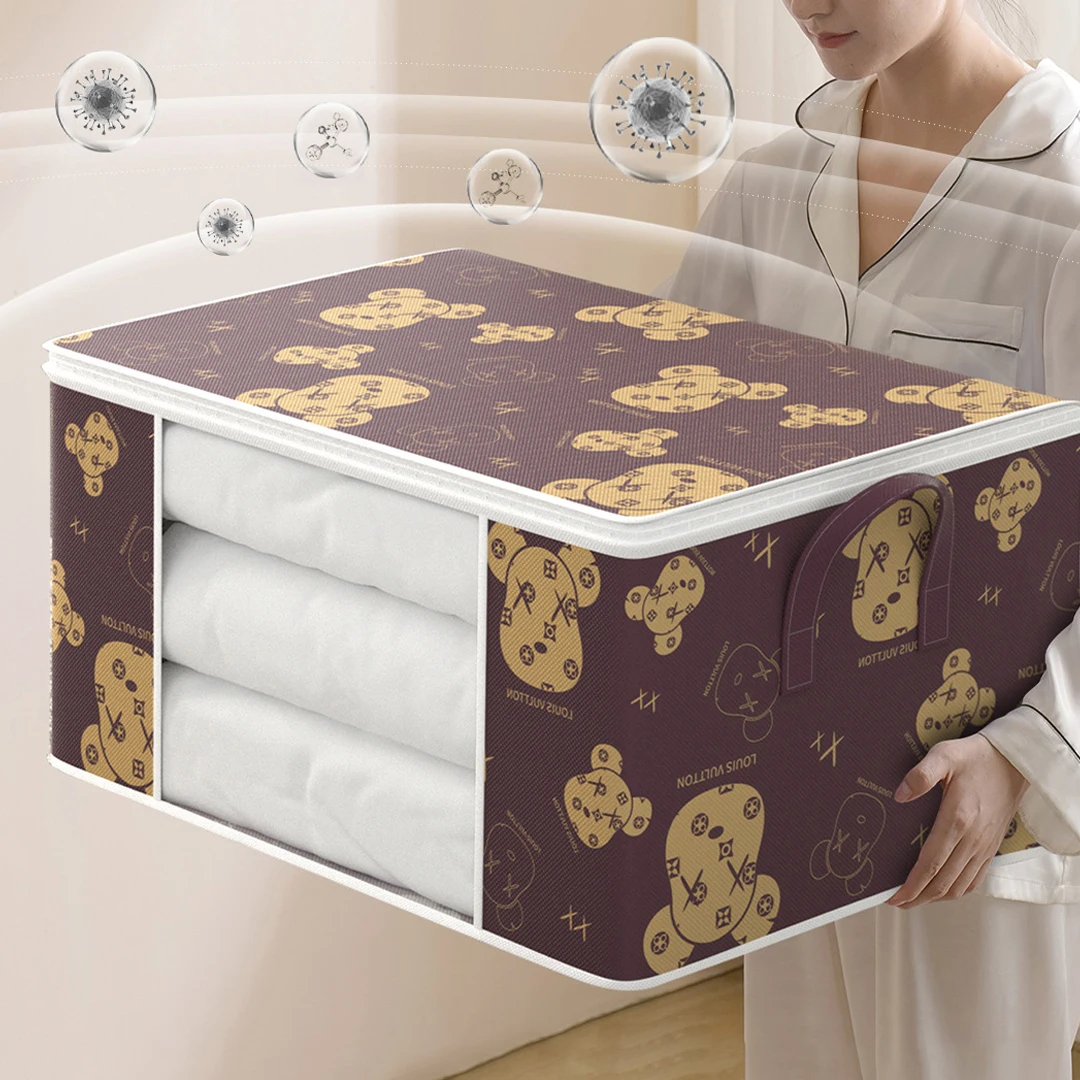 Складная сумка-тоут для хранения одежды утолщенная перемещающаяся упаковочная