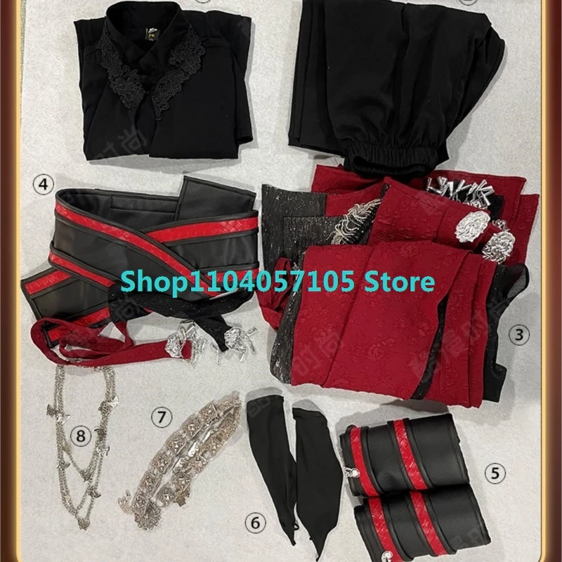 Небесные чиновники Благословение Хуа Чэн Косплей Костюм Ghost King Huacheng Экипировка