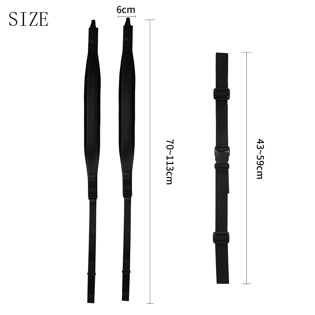 Регулируемый наплечный ремень для клавиатуры с бархатной подкладкой