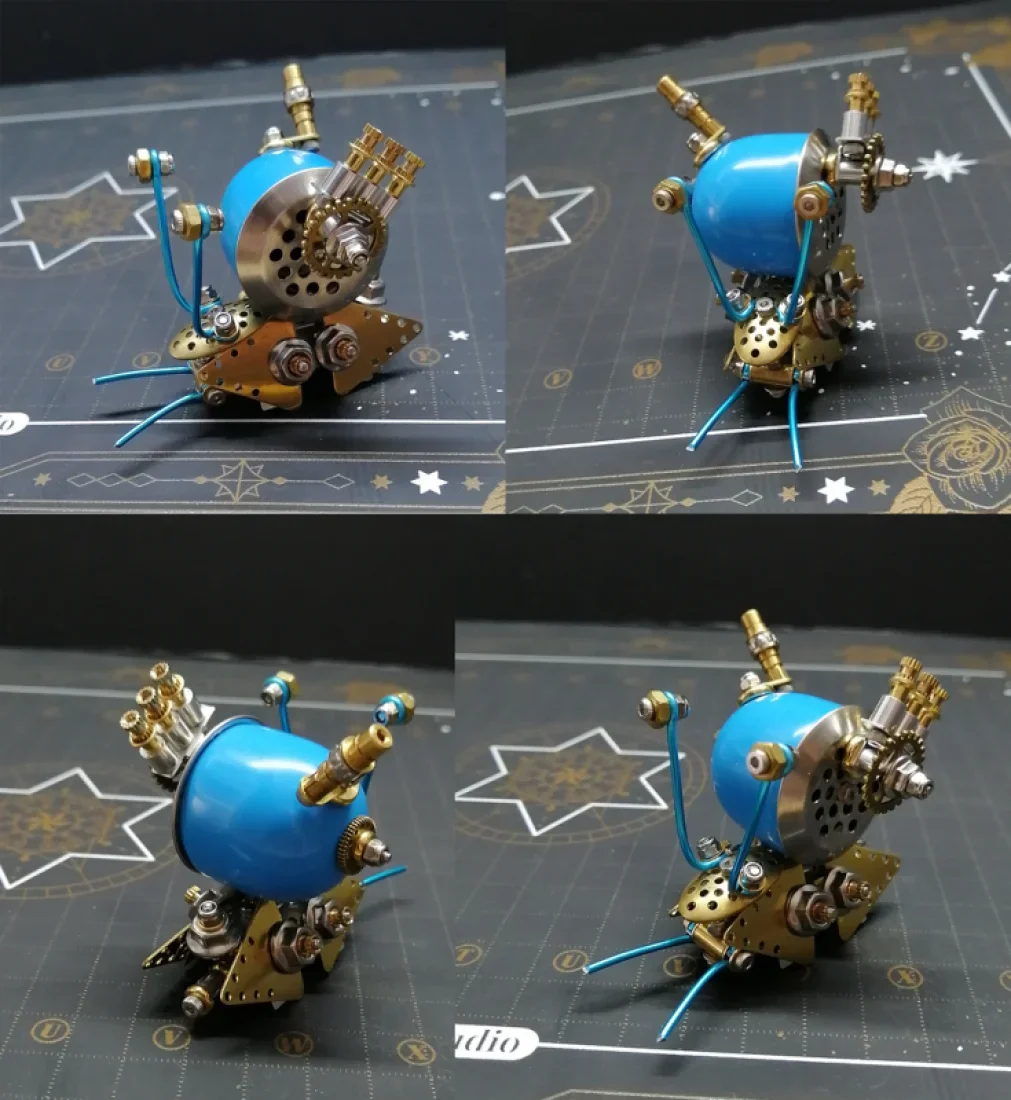 3D головоломка металлические наборы моделей насекомых стимпанк улитка