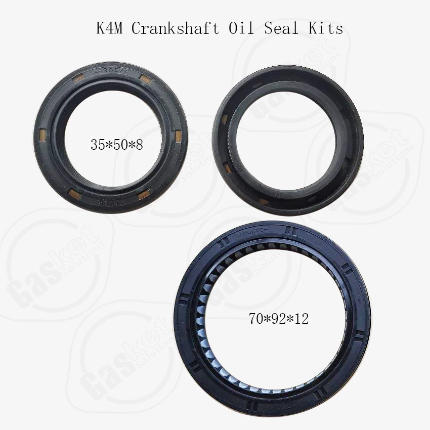 Комплект масляных уплотнений 4P10 K4N K3M K4M S4L S4L2 S3L S3L2 6DS7-1 6DS7-3 для двигателя Mitsubishi AH2057F