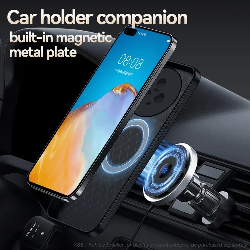 Высококачественная Роскошная деловая кожаная Магнитная Противоударная задняя