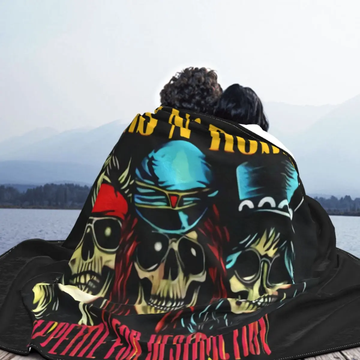 Черный дизайнерский череп с пистолетом N 'Roses хип-хоп новый дизайн высокое