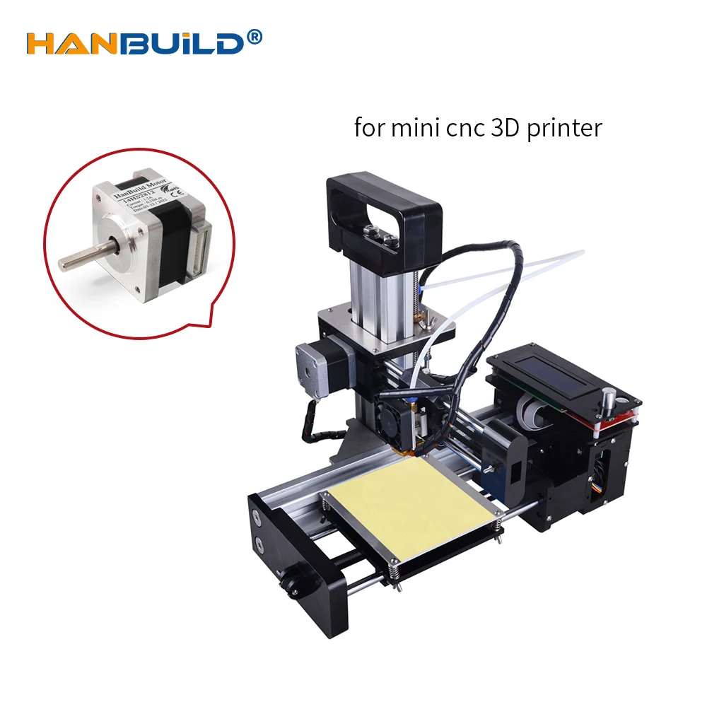 Высококачественный шаговый двигатель Nema 14 35X28 мм 1 2 А 0 15 Нм 14HS2812 для фрезерного