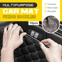 10pcs multipurpose car mat fixing buckles