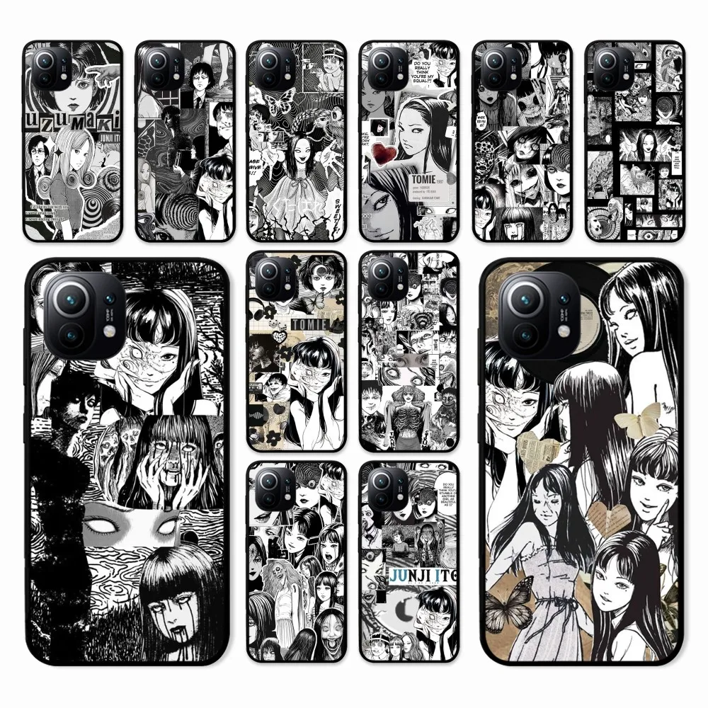

Anime Junji Ito Terror Horror Phone Case For Xiaomi Mi 5X 8 9 10 11 12 lite pro 10T PocoX3pro PocoM3 Note 10 pro lite