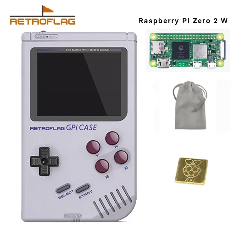 

Retroflag GPi CASE Kit with Heatsink for Raspberry Pi Zero and Zero W with Safe Shutdown Handheld game players