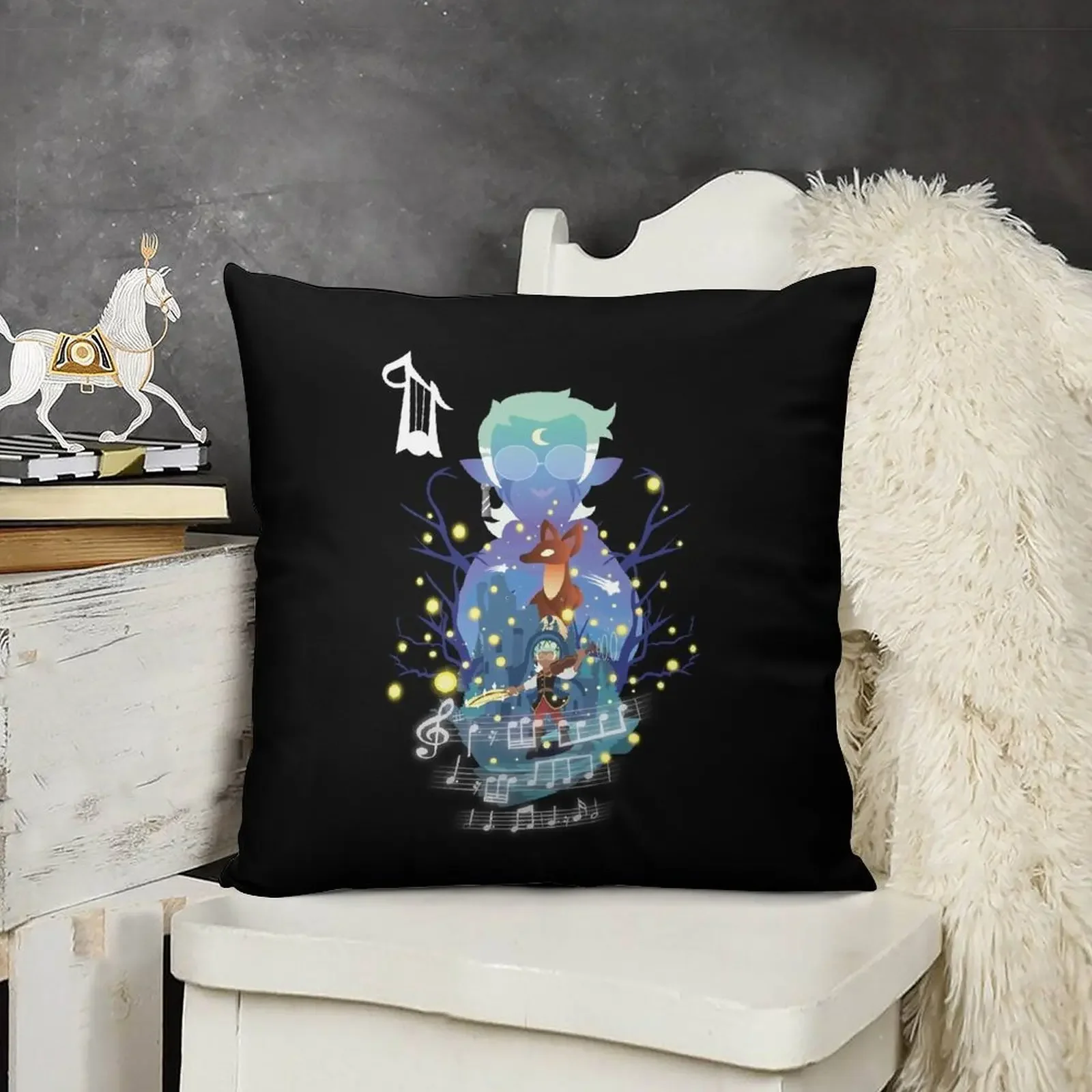 Raine Whispers волшебство Predifer ведьма luz noceda amiity blight bard coven Xo Wellness - Throw Pillow