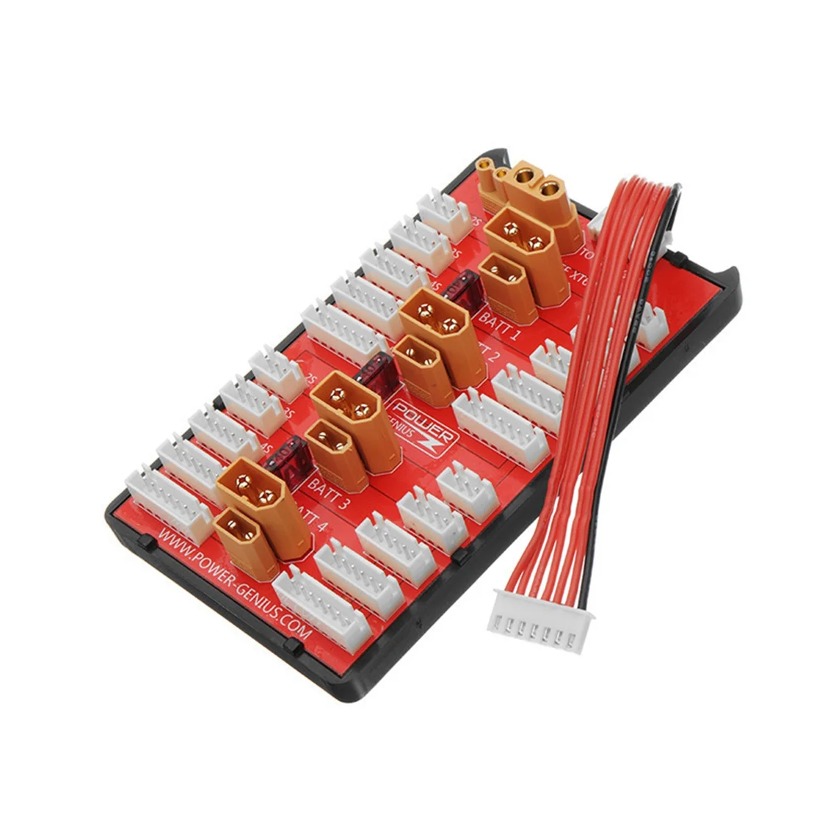 Комплект параллельной зарядной платы 2 в 1 XT30 XT60 поддерживает 4 упаковки 2-6S