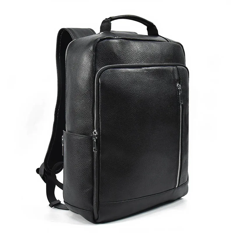 Leather Backpacks For Women School Bags Genuine Leather Men's Backpack School Backpacks Luxury Design Laptop Bag With USB Port