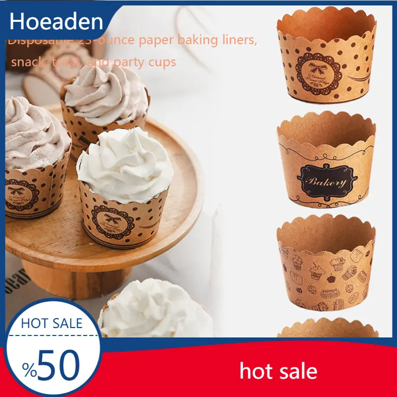 

50Pcs Cupcake Paper Cups Wrapper Cake Mold Muffin Cupcake Liners Baking Cup