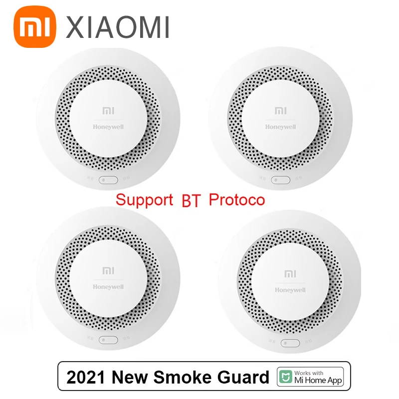 

Xiaomi MI Fire Alarm Detector Audible Visual Smoke Sensor Guard Remote Mi Home APP Smart Control Fire Alarm Work With Gateway 3