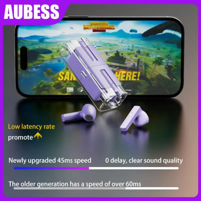 

Digital Display Semi-in-ear Headphones 5.0 Tws Wireless Headset Hifi Sound Music Earphones Noise Reduction Low-delay