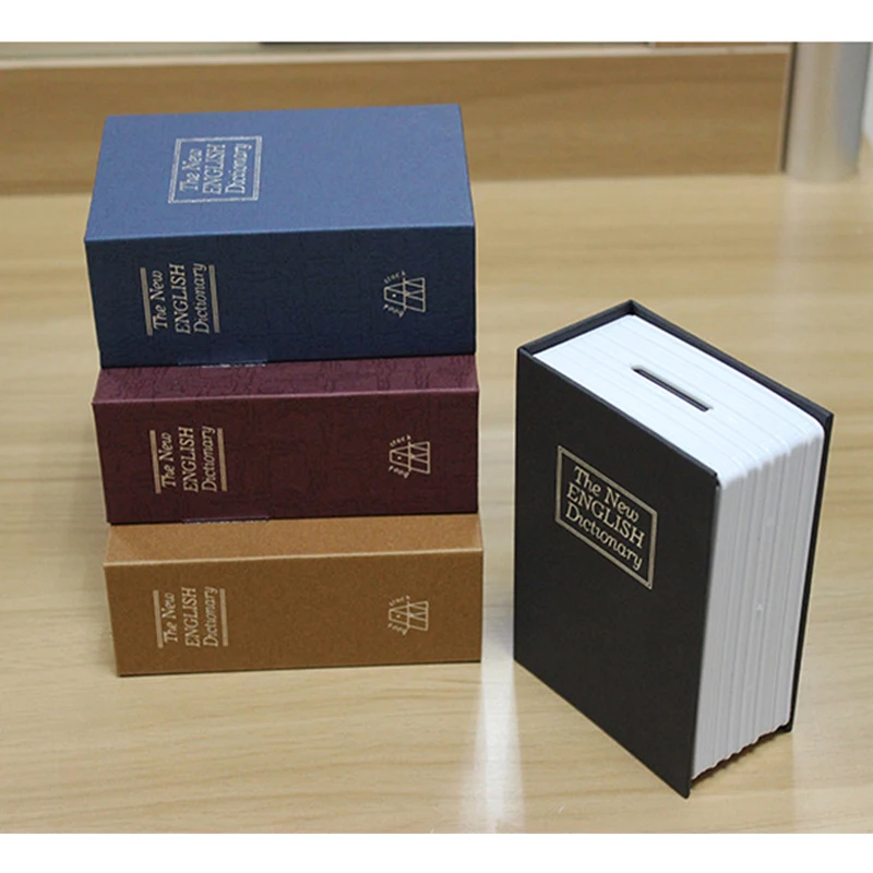 Мини-Сейф в словаре книга со скрытой секретной безопасностью замок для хранения