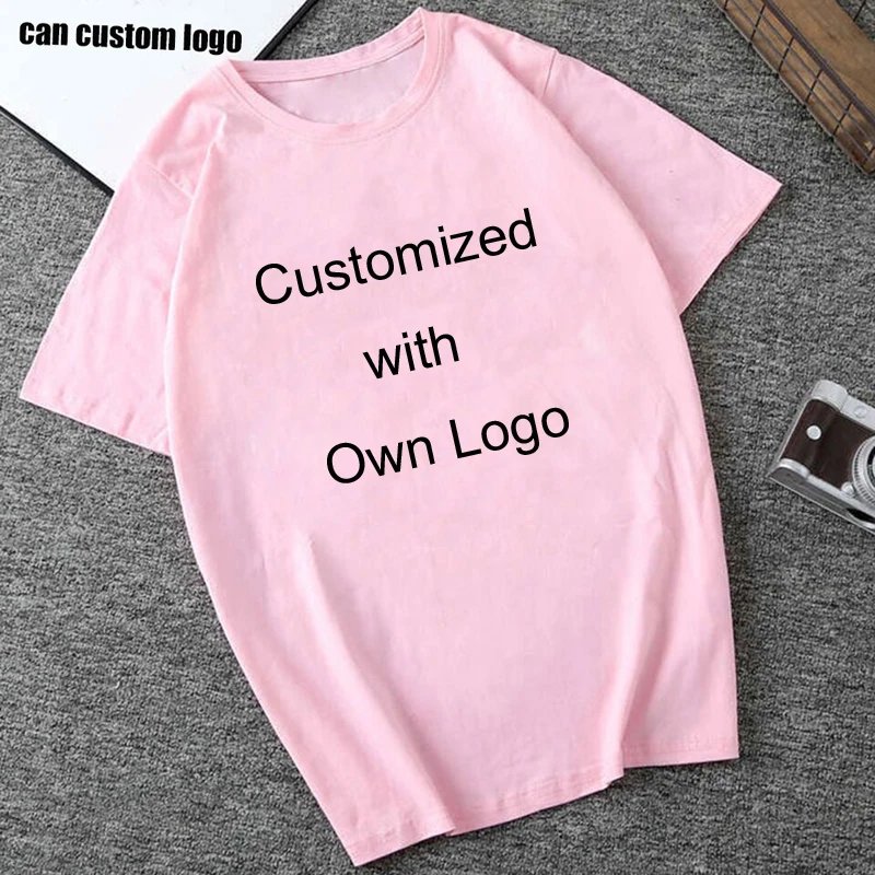 

Customize Your Image T Shirts Short Sleeve Tshirt Custom Tops Couple T-shirt Customized Streetwear Girlfriend Boyfriend Gifts