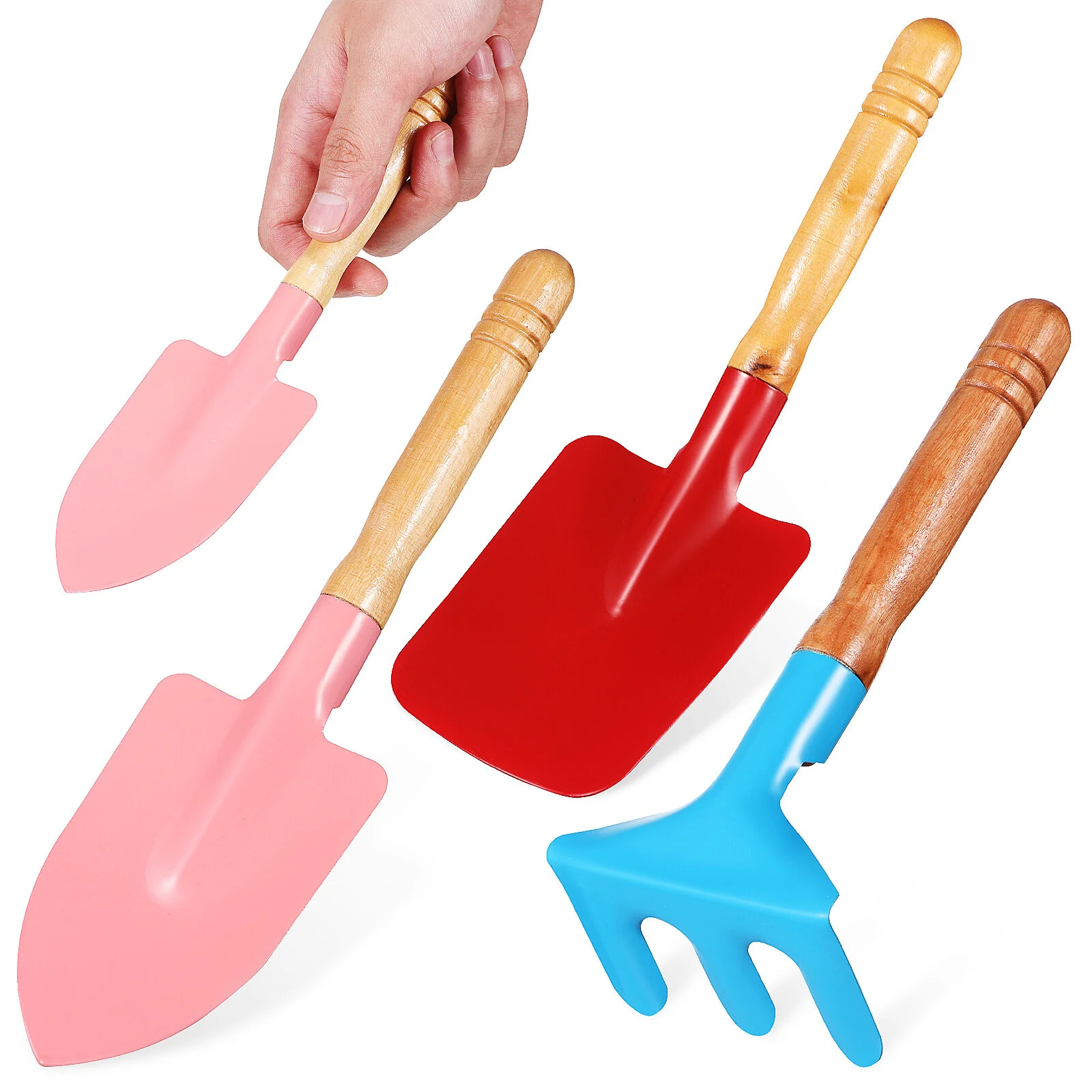 

Small Kids Suit Case Gardening Suits Kids Trowel Rake Playset Mini Sand Digging