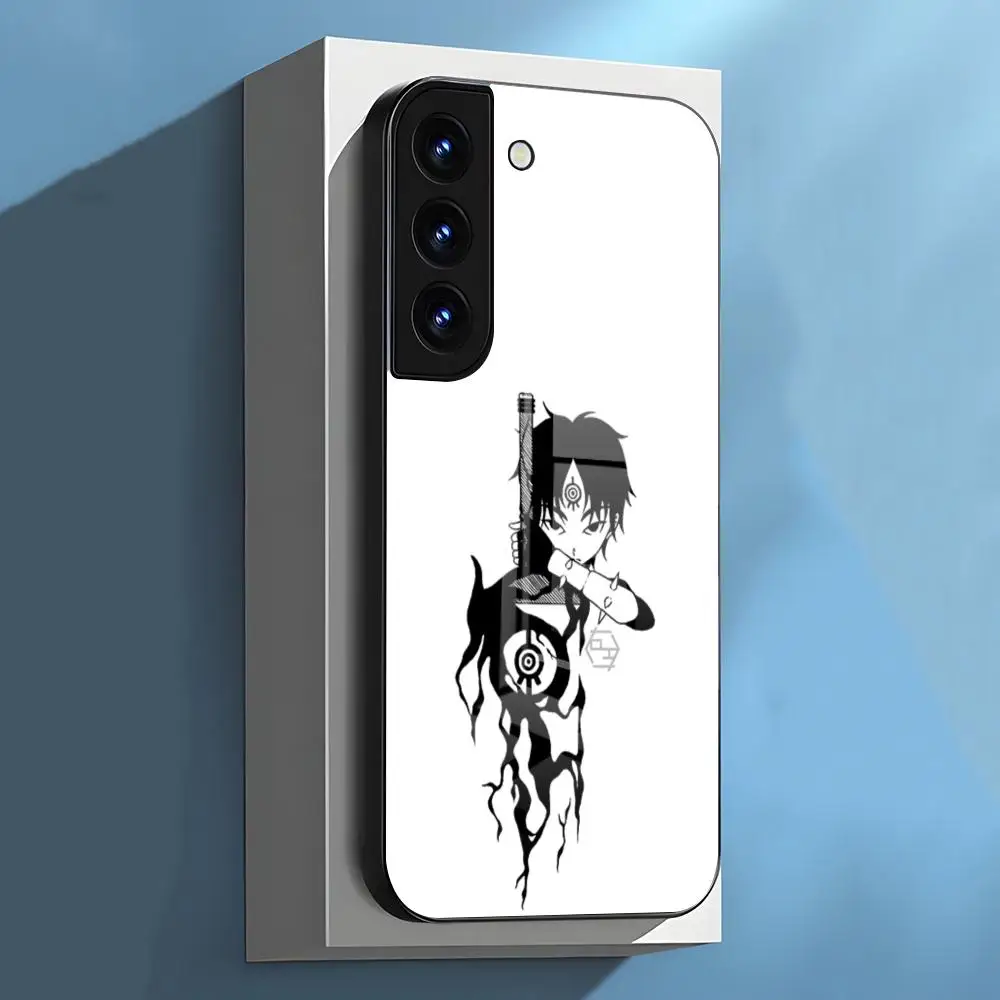Фото Чехол для телефона C-Code Lyoko для Samsung S26 S25 S24 FE S23 S22 S21 Plus S20 Ultra Note20Ultra, черный, стеклянный №3