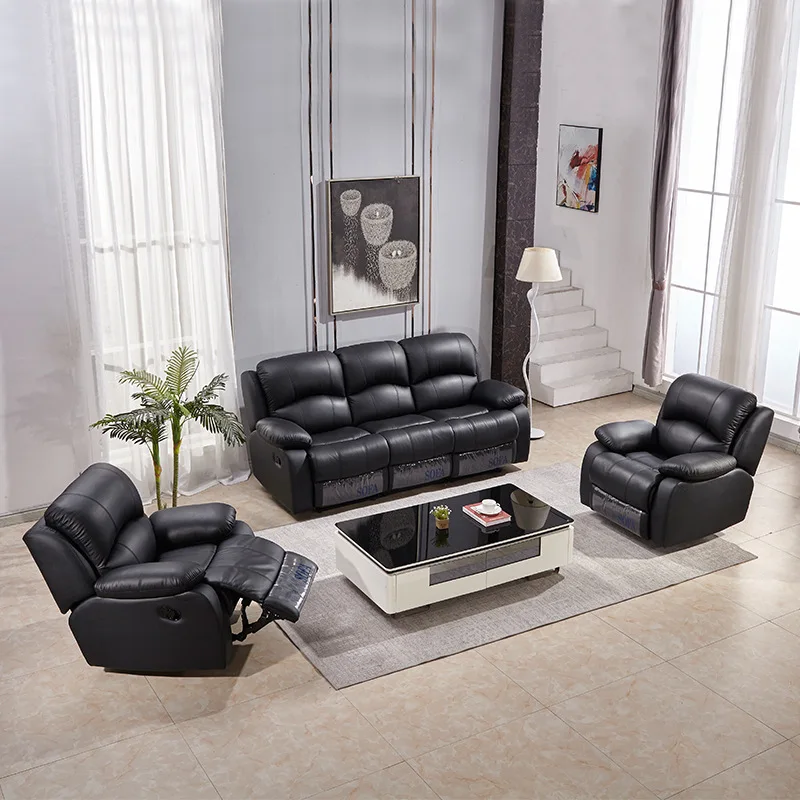 

multi-functional leather sofa small living room modern simple smart sofa combination couches for living room