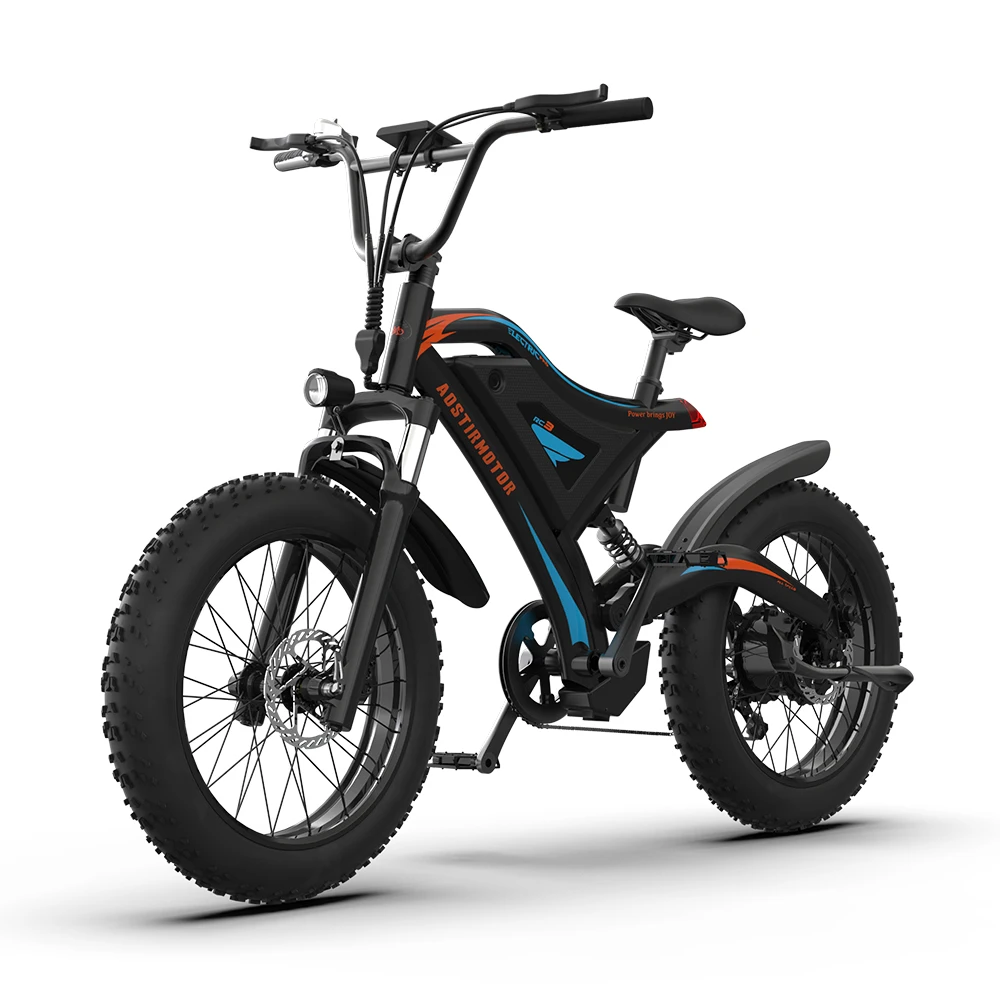 

Electric Bicycle 500W Motor 20" Fat Tire With 48V/15Ah Li-Battery S18-MINI New style