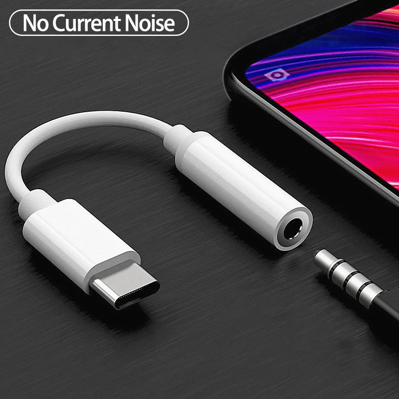 

Type C 3.5 Jack Earphone USB C to 3.5mm AUX Headphones Adapter Audio cable For Samsung Huawei V30 mate 20 P30 pro Xiaomi Mi 10 9