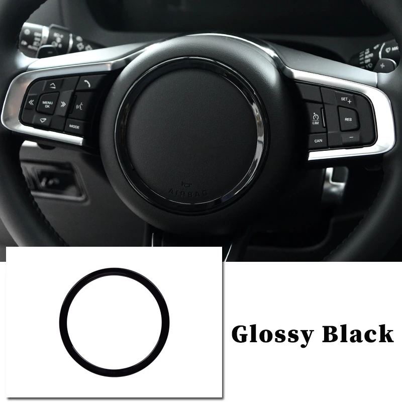 

Рамка ABS Chrome чехол рулевого колеса автомобиля Trim для Jaguar XF XFL F-Pace F-TYPE 2016 2017 2018 2019 автомобильные аксессуары для интерьера