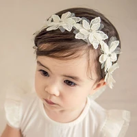 2022 kawaii baby headband kids hair accessories newborns infant headband for girls princess hair flower girls accessories