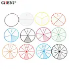 12 шт. Дети Математика доля обучающий инструмент пластиковый переносной Дети Математика фракция инструмент обучения обучающие игрушки подарок