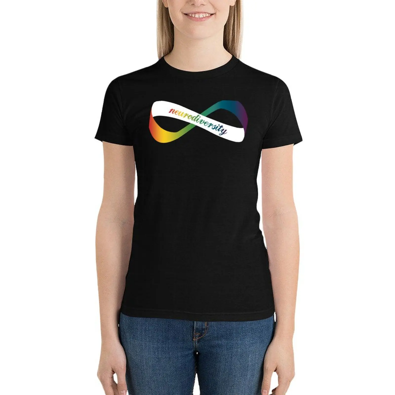 Футболка нейроразнообразия M?bius милая одежда женские футболки в западном стиле