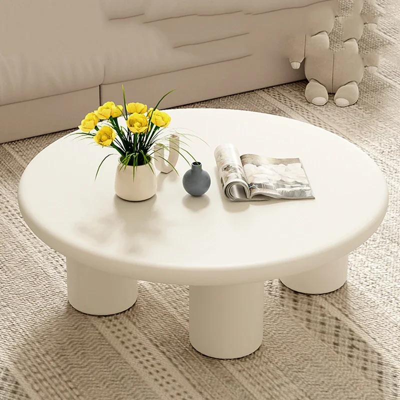 Круглый роскошный журнальный столик современный дизайн минималистичный